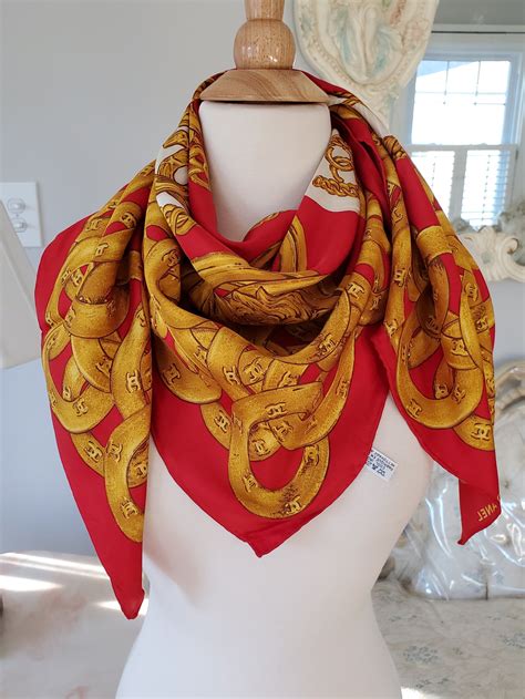 vintage chanel scarf poshmark|Best 25+ Deals for Vintage Chanel Scarf .